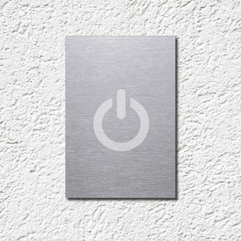 gray with power logo Edel Smart Switches